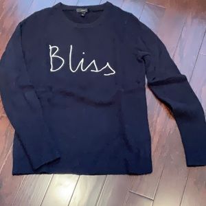 J Crew navy sweater size XS EUC like new